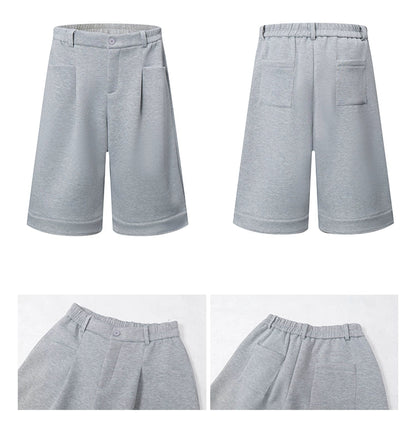 BELT LOOP SWEAT SHORT PANTS