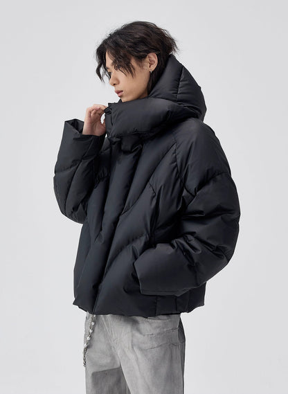 URBAN SHORT DOWN HOODED JACKET