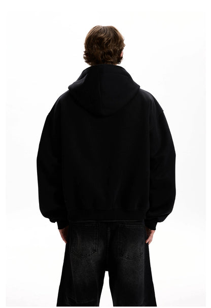 HEAVY FIREMAN HOODED JACKET