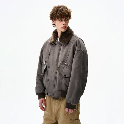 FUR COLLAR FIELD JACKET