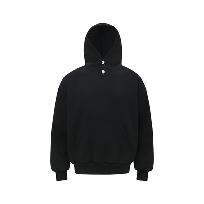 HEAVY HIGH NECK BOTTON HOODIE
