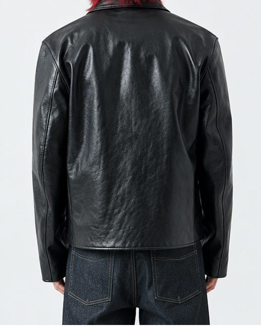WRINKLE LEATHER JACKET