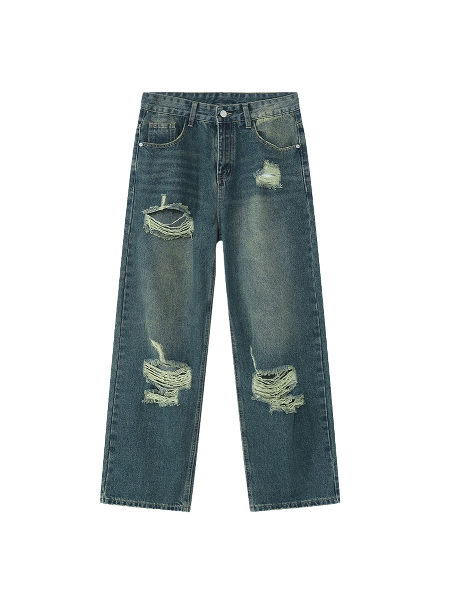 ORIGINAL DAMAGE DENIM PANTS JIN03